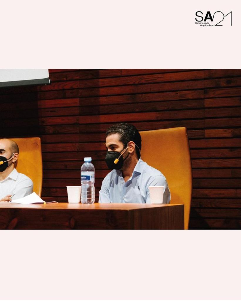 Iván Guisado (Puerta35) en el debate de arquitectos emergentes