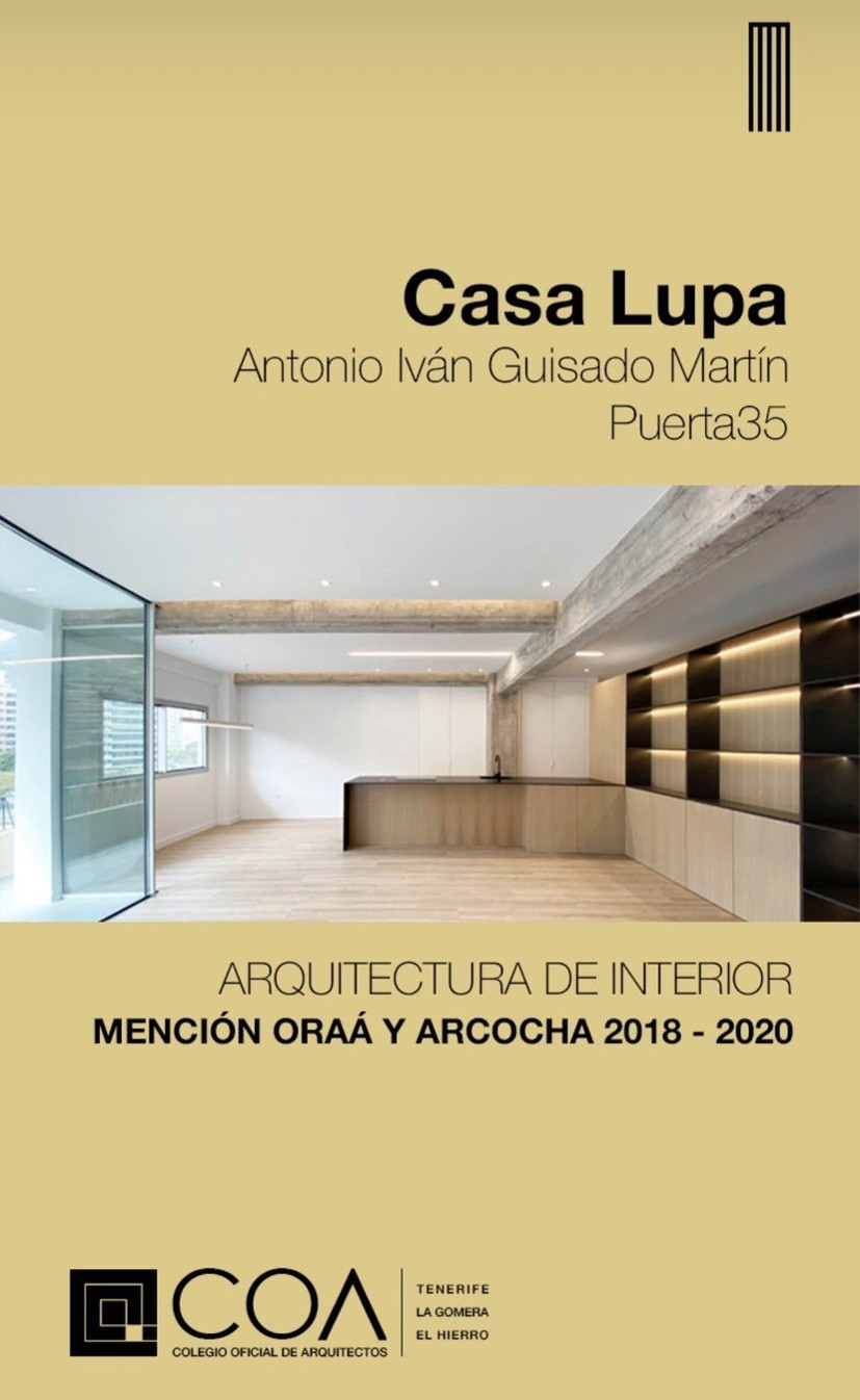 Mención a Puerta35 del Premio Oraá y Arcocha 2018-2020